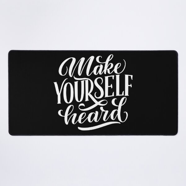 Item preview, Make Yourself Heard (white) designed and sold by Daluyong.