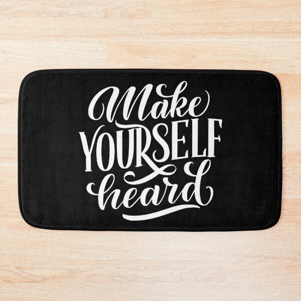 Item preview, Make Yourself Heard (white) designed and sold by Daluyong.