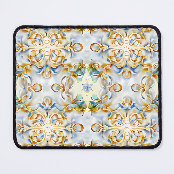 Artikelvorschau, White Impressionist Traditional Pattern Digital Painting entworfen und verkauft von CodeAndColors.