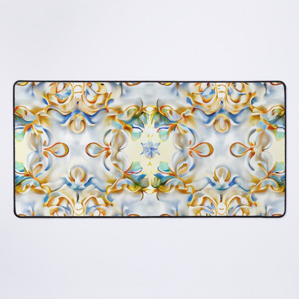 Artikelvorschau, White Impressionist Traditional Pattern Digital Painting entworfen und verkauft von CodeAndColors.