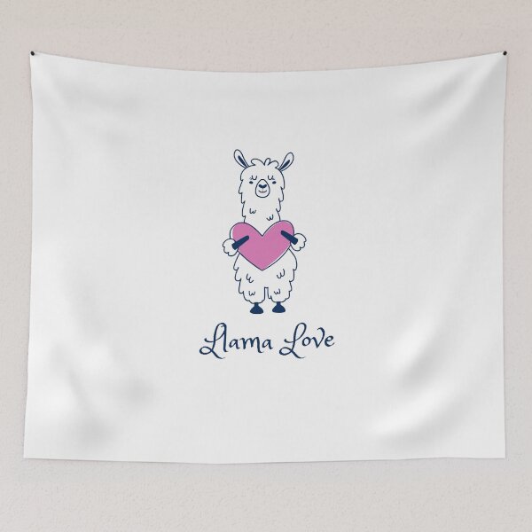 Item preview, Llama Love Heart designed and sold by jessypaul027.