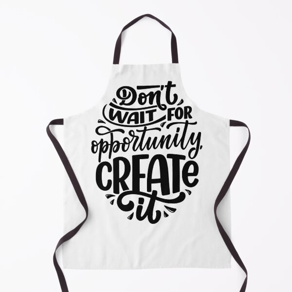 Item preview, Don’t Wait For Opportunity, Create It (black) designed and sold by Daluyong.
