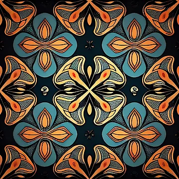 Vorschaubild zum Design Cartoon Balanced Elegant Scandifornian Pattern Digital Painting von CodeAndColors