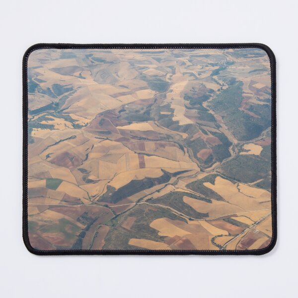 Item preview, Arable Land Carpet - Aerial Vista of Cultivated Farmland designed and sold by Georgia Mizuleva.