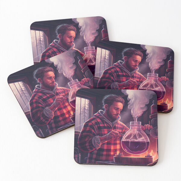 Artikelvorschau, Brewing in Flannel Digital Painting entworfen und verkauft von CodeAndColors.