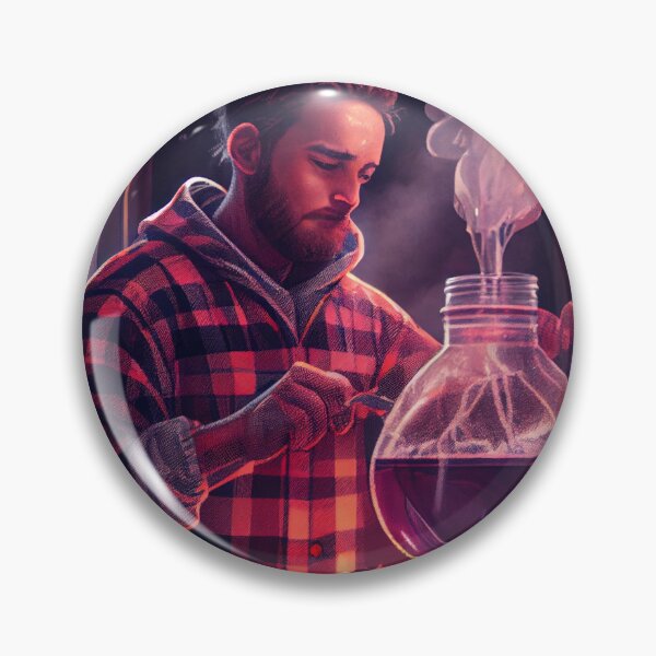Item preview, Brewing in Flannel Digital Painting designed and sold by CodeAndColors.