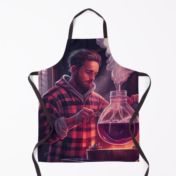 Aperçu de l'œuvre Brewing in Flannel Digital Painting créée et vendue par CodeAndColors.