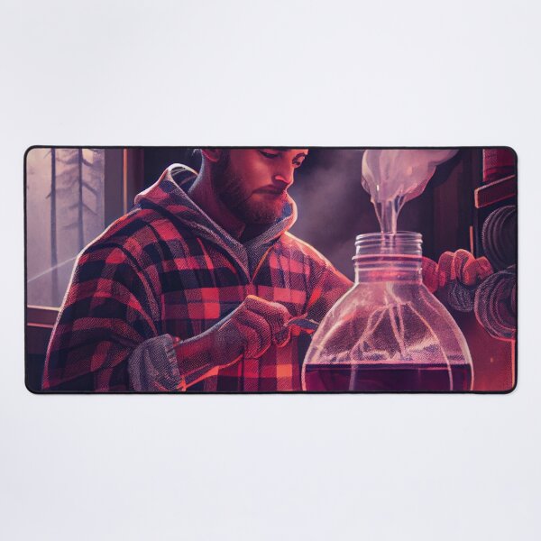 Artikelvorschau, Brewing in Flannel Digital Painting entworfen und verkauft von CodeAndColors.