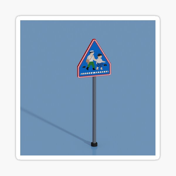Japanisches Straßenschild - Anime Sticker