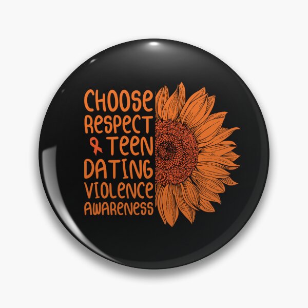 Item preview, Sunflower choose respect teen dating violence Awareness T-Shirt designed and sold by Baron-Hagen.