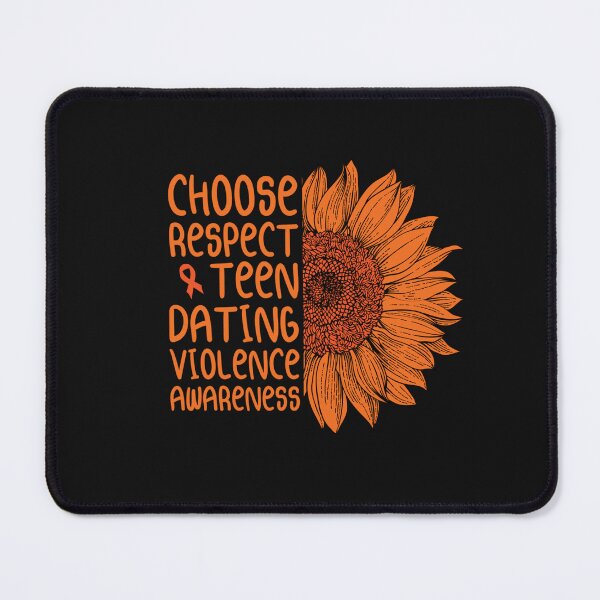 Item preview, Sunflower choose respect teen dating violence Awareness T-Shirt designed and sold by Baron-Hagen.