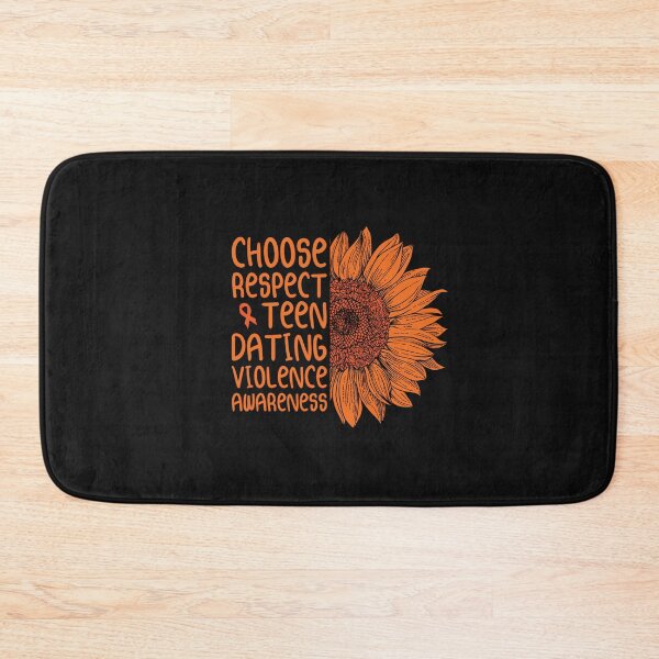 Item preview, Sunflower choose respect teen dating violence Awareness T-Shirt designed and sold by Baron-Hagen.