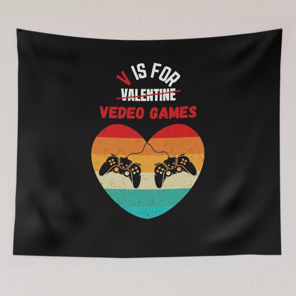 Item preview, V IS FOR VEDEO GAMES Classic t-shirt designed and sold by TamouStyle.