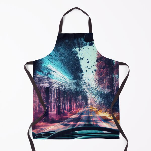 Item preview, Driving Through Splattered Trees Digital Painting designed and sold by CodeAndColors.