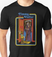 Camiseta unisex Timmy tiene un visitante