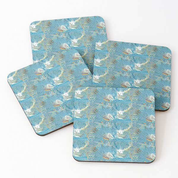 Item preview, Blue and yellow - pattern designed and sold by SomePatterns.