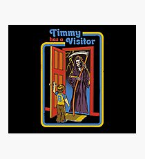 Timmy has a Visitor Photographic Print