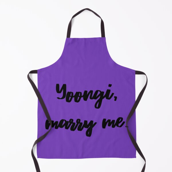 Item preview, Yoongi, marry me designed and sold by TheMerchPeddler.
