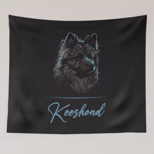 Item preview, Keeshond Portrait designed and sold by Best-Breeds.