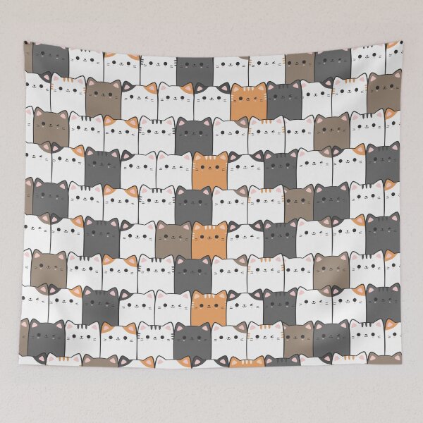 Item preview, Cute Cats - Kitten Patterns designed and sold by Patternomania.