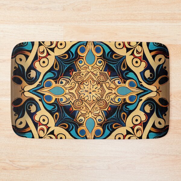 Item preview, Soft Saturated Flowing Ancient New Traditional Pattern Digital Painting designed and sold by CodeAndColors.