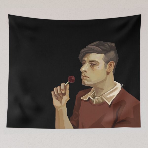 Item preview, Self Portrait with Lollipop designed and sold by stickerjock.