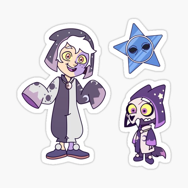 "Collector and King The Owl House" Sticker for Sale by artnchfck