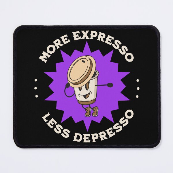 Item preview, More Expresso Less Depresso designed and sold by Crazy Crow.