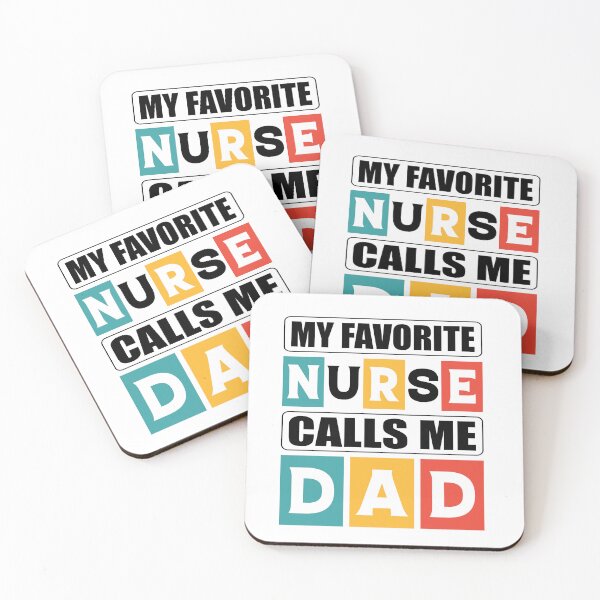 Item preview, My favorite nurse calls me dad, tshirt, t-shirt, gift, present, usa, america, europe designed and sold by Elshan Ilyasov.