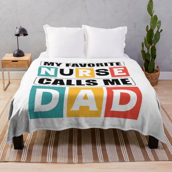 Item preview, My favorite nurse calls me dad, tshirt, t-shirt, gift, present, usa, america, europe designed and sold by Elshan Ilyasov.