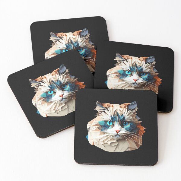 Item preview, Ragdoll Cat - The Abstract Collection designed and sold by FiveIntentions.