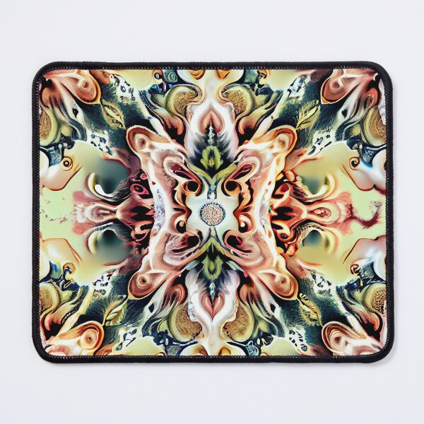 Artikelvorschau, Mystical Semi Abstract Organic Detailed California Chic Pattern Digital Painting entworfen und verkauft von CodeAndColors.