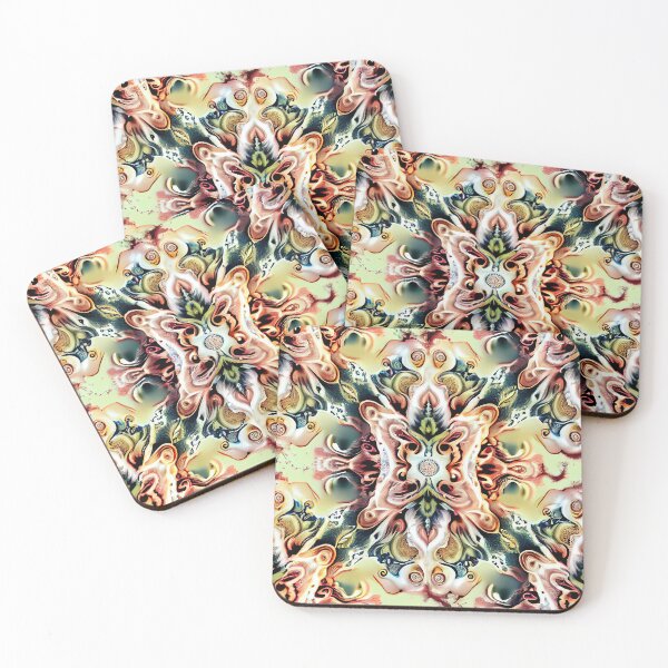 Item preview, Mystical Semi Abstract Organic Detailed California Chic Pattern Digital Painting designed and sold by CodeAndColors.