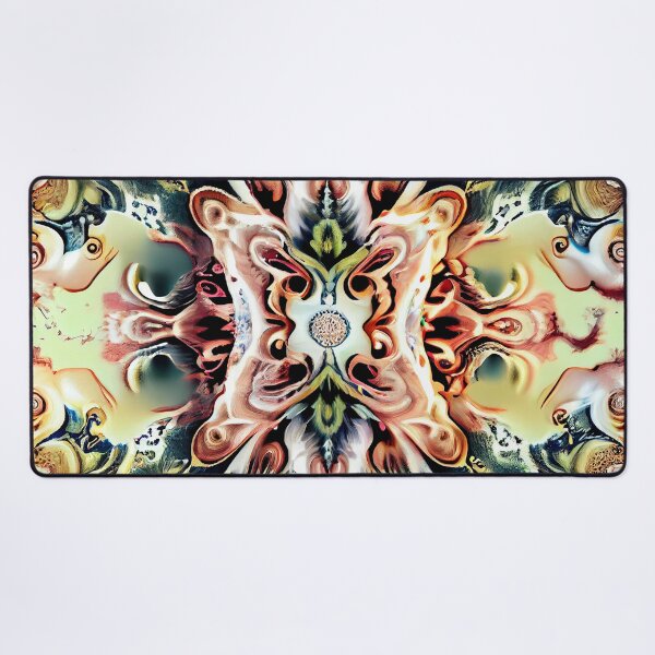 Artikelvorschau, Mystical Semi Abstract Organic Detailed California Chic Pattern Digital Painting entworfen und verkauft von CodeAndColors.