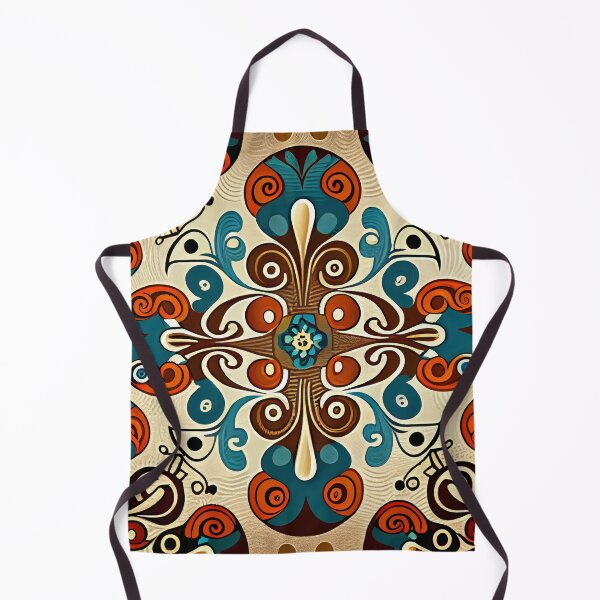 Artikelvorschau, Cute Ancient Intense Coarse Flowing Scandinavian Pattern Digital Painting entworfen und verkauft von CodeAndColors.
