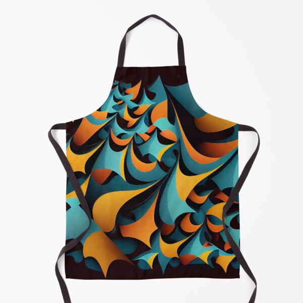 Aperçu de l'œuvre Surreal Energetic Irregular Contemporary Pattern Digital Painting créée et vendue par CodeAndColors.