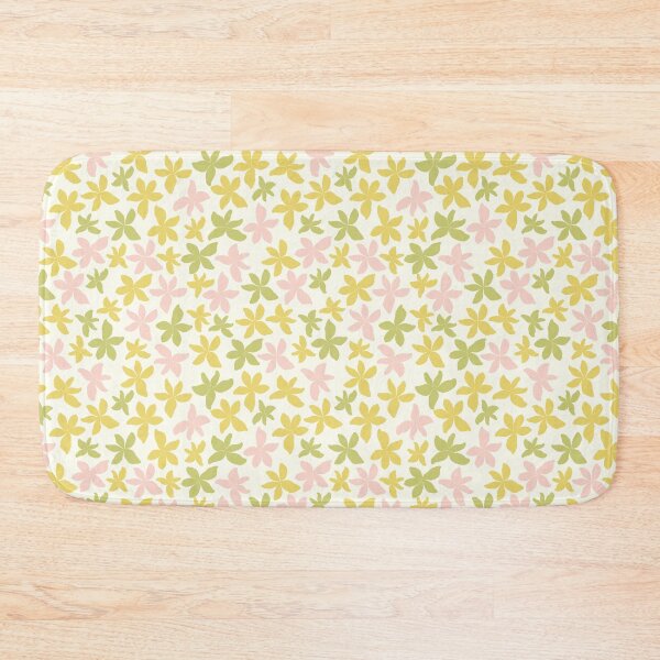 Item preview, pastel aesthetic cute florals henri matisse pattern in mustard khaki and yellow designed and sold by blomastudios.
