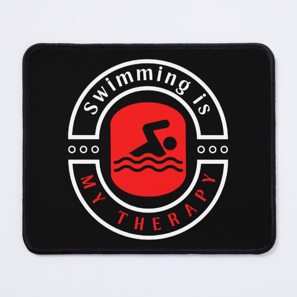 Item preview, Swimming is my therapy motivational design designed and sold by DigitalMagShop.