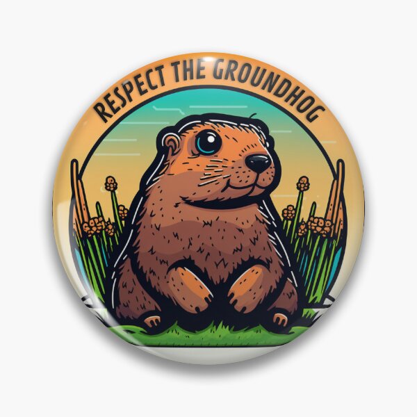 Item preview, Respect The Groundhog / Groundhog Day Predictions: A Whimsical Illustration designed and sold by LiartVibes.