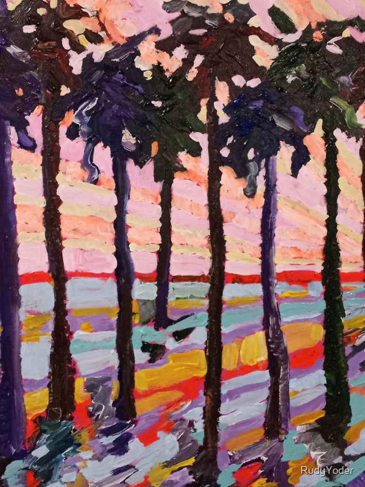 Thumbnail 4 of 4, Samsung Galaxy Phone Case, Sunset Palms designed and sold by RudyYoder.
