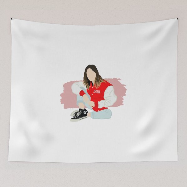 Item preview, Elite Netflix Show & elite caye pink brush background designed and sold by paintingtour.
