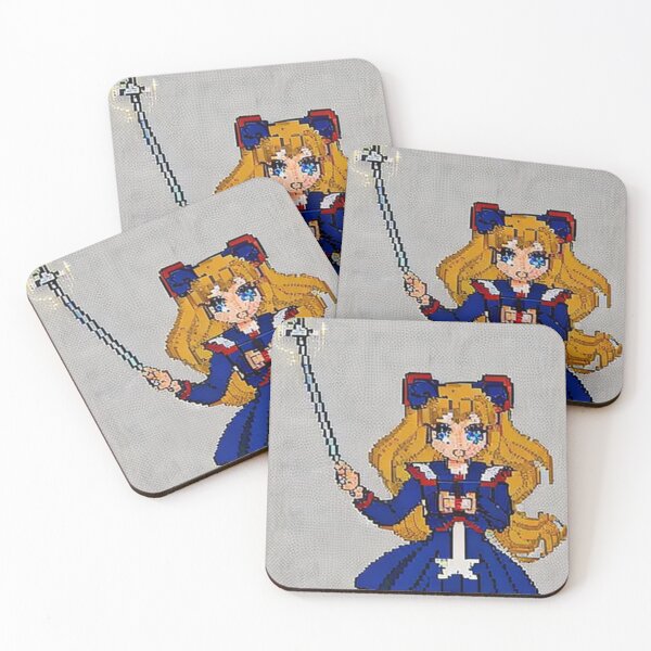 Item preview, Anime Girl Pixel Art 8-bit Style  designed and sold by PixelDripped.