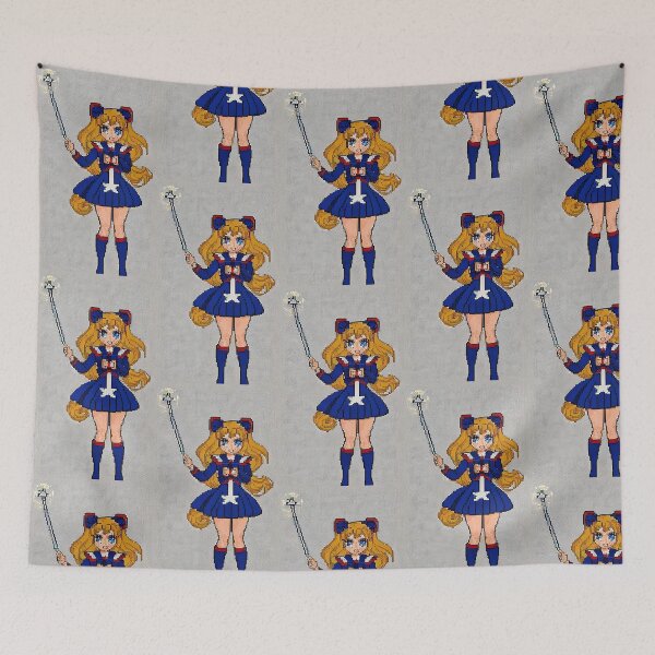 Item preview, Anime Girl Pixel Art 8-bit Style  designed and sold by PixelDripped.