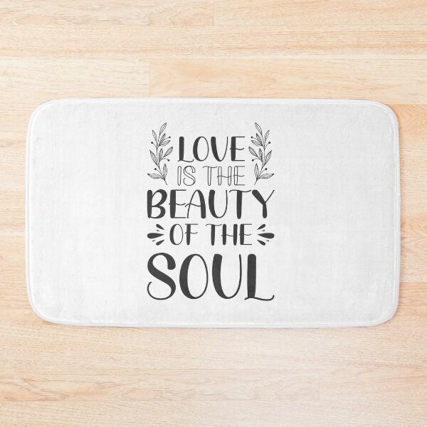 Item preview, Love is the beauty of the soul - Catholic Inspirational Quotes designed and sold by catholicquotes.