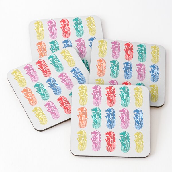 Item preview, Singapore Merlion Pattern designed and sold by rcottoncreative.