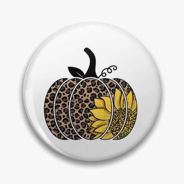 Item preview, Leopard Pumpkin Sunflower Sticker designed and sold by King of Colored Stickers.