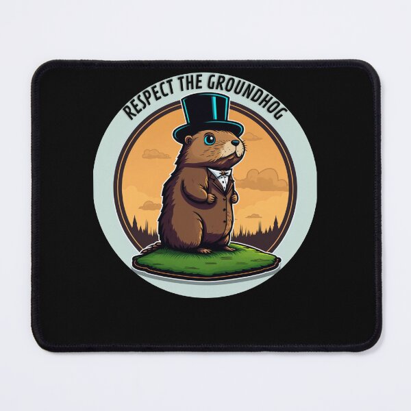 Item preview, Respect The Groundhog / Groundhog Day Predictions: A Whimsical Illustration designed and sold by LiartVibes.