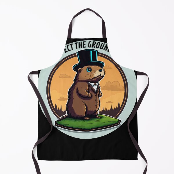 Item preview, Respect The Groundhog / Groundhog Day Predictions: A Whimsical Illustration designed and sold by LiartVibes.