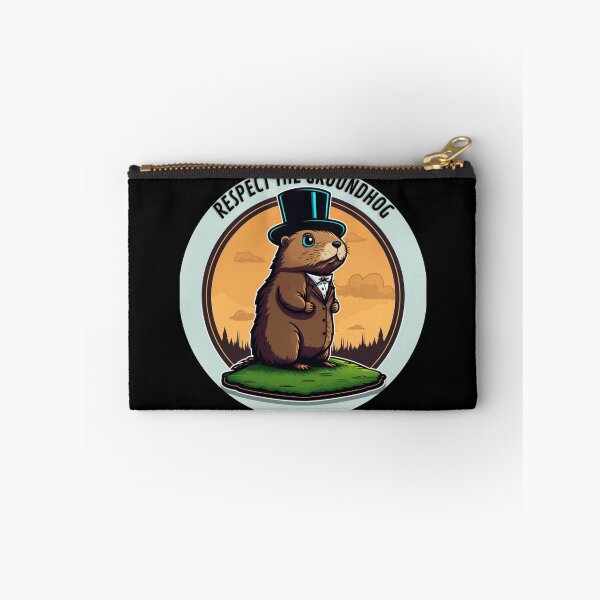 Item preview, Respect The Groundhog / Groundhog Day Predictions: A Whimsical Illustration designed and sold by LiartVibes.