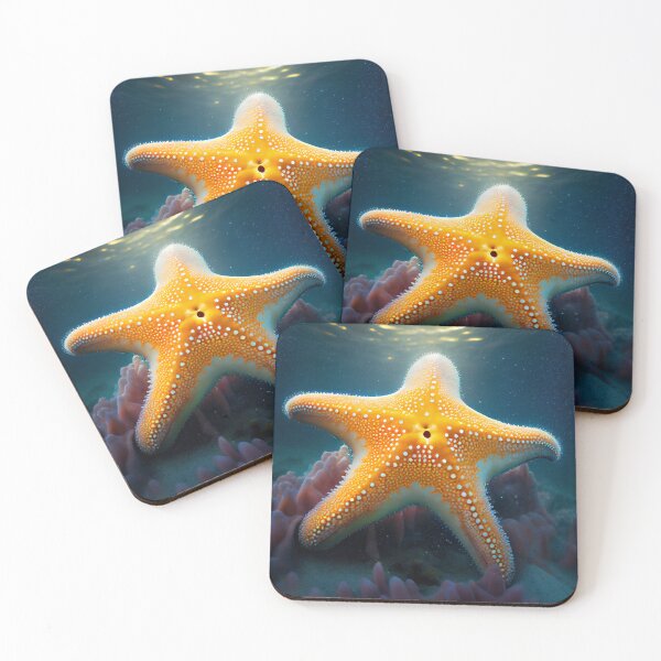Item preview, Beaming Starfish Digital Painting designed and sold by CodeAndColors.